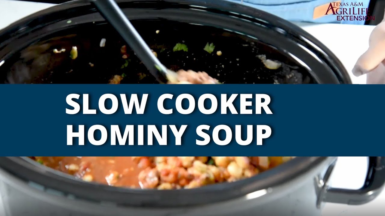 Slow Cooker Hominy Soup