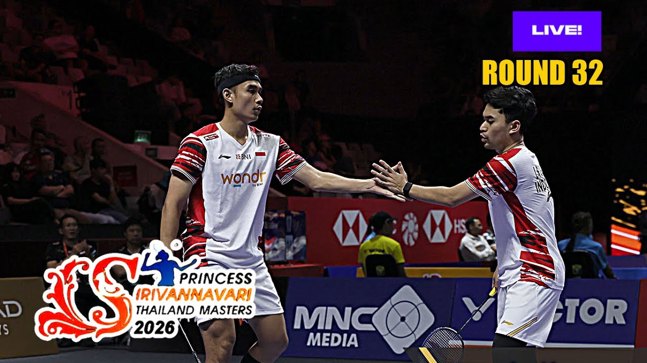 🔴LIVE R32 - Leo Rolly CARNANDO/Bagas MAULANA vs HUNG Kuei Chun/LUI Chun Wai - Thailand Masters 2026