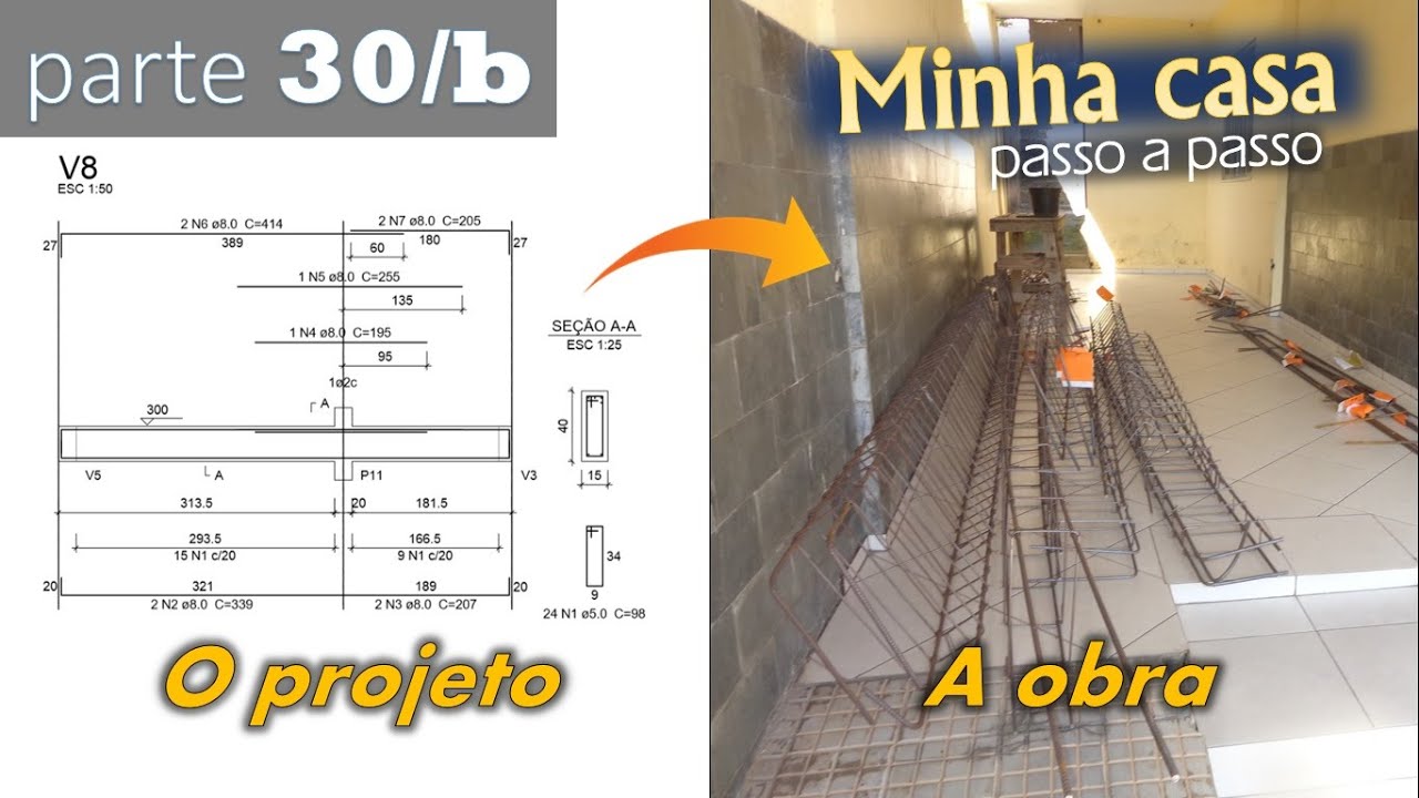 # 30/b - Projeto para FERRAGENS de VIGAS DE COBERTURA