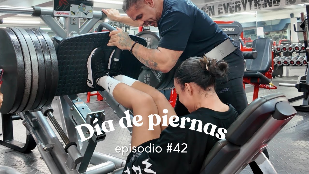 Día de piernas con 450lb 😳 | Semana 26 entrenando para fisicoculturismo 🏋️‍♀️ | Ep: 42