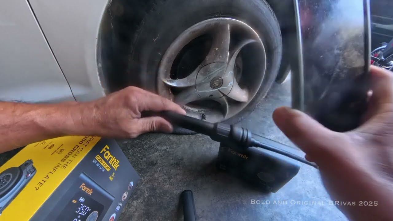 It will Save Life- Fanttik S300 Cross  Portable Tire Inflator 