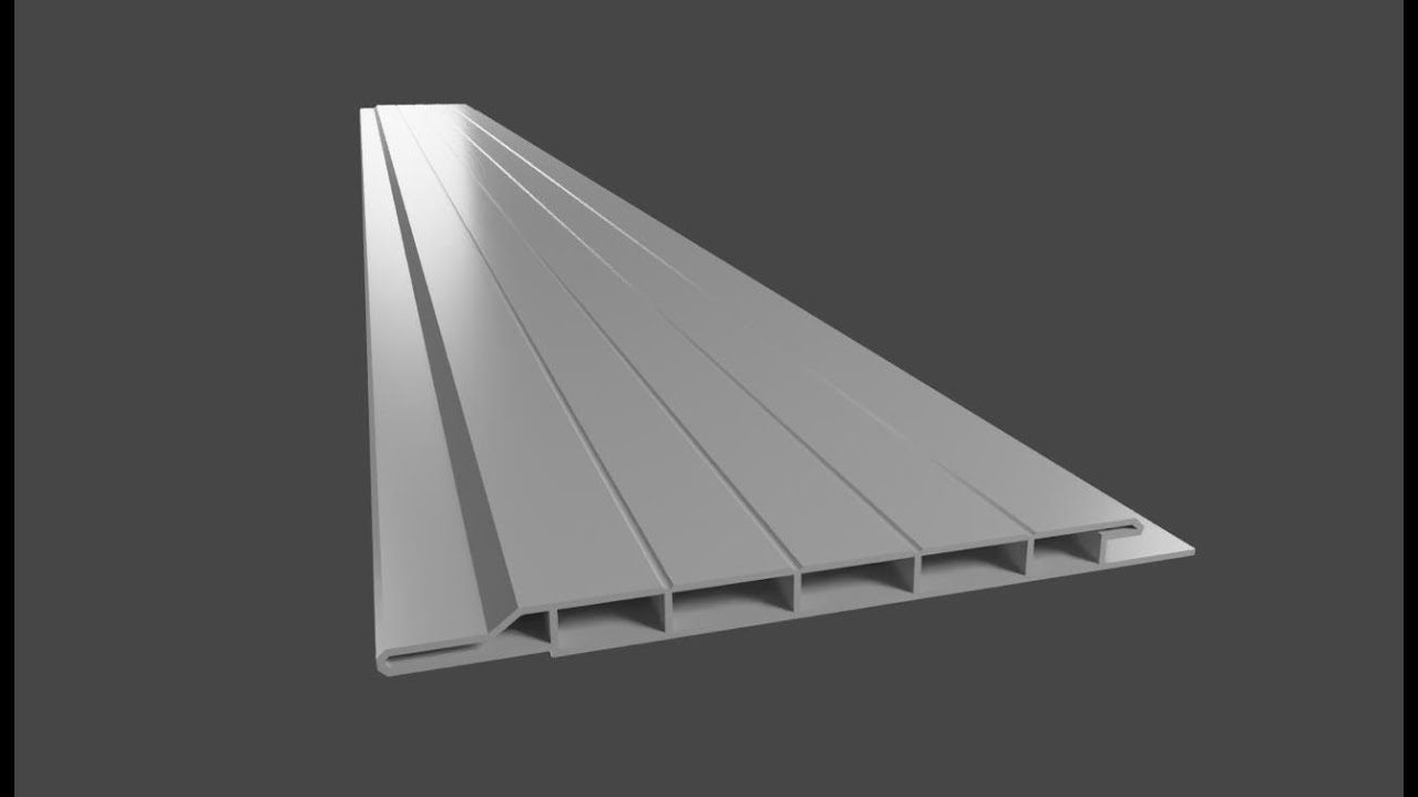 PVC Liner 3D Model - Forro de pvc