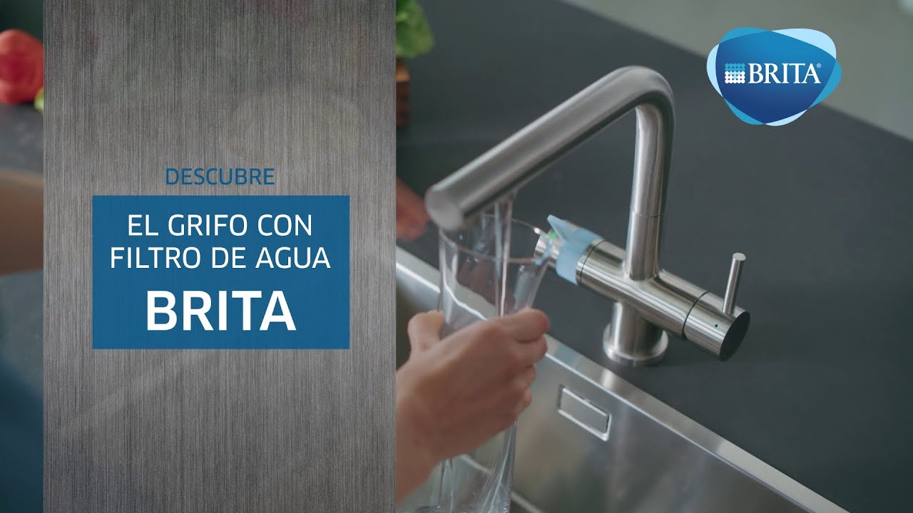 Descubre el nuevo grifo de cocina BRITA con filtro de agua - caño rectangular