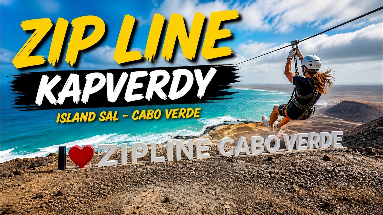KAPVERDY SAL - VÝLET ZIP LINE