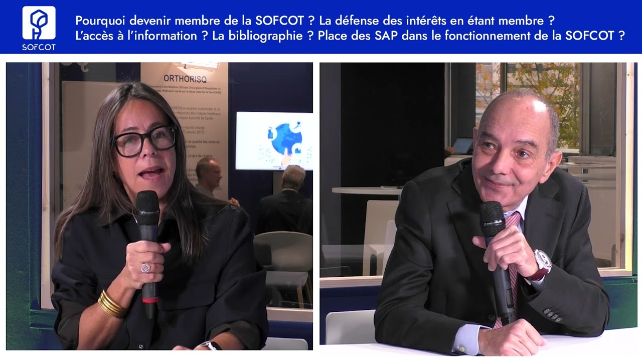 💬 Moussa Hamadouche &ndash; Pourquoi &ecirc;tre membre de la SOFCOT ?