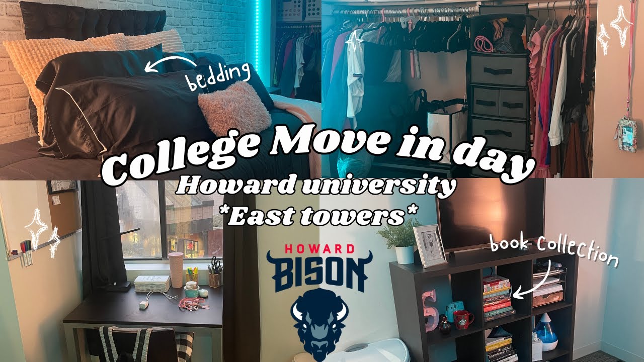 College Move in Vlog| 2023 Howard University East Towers
