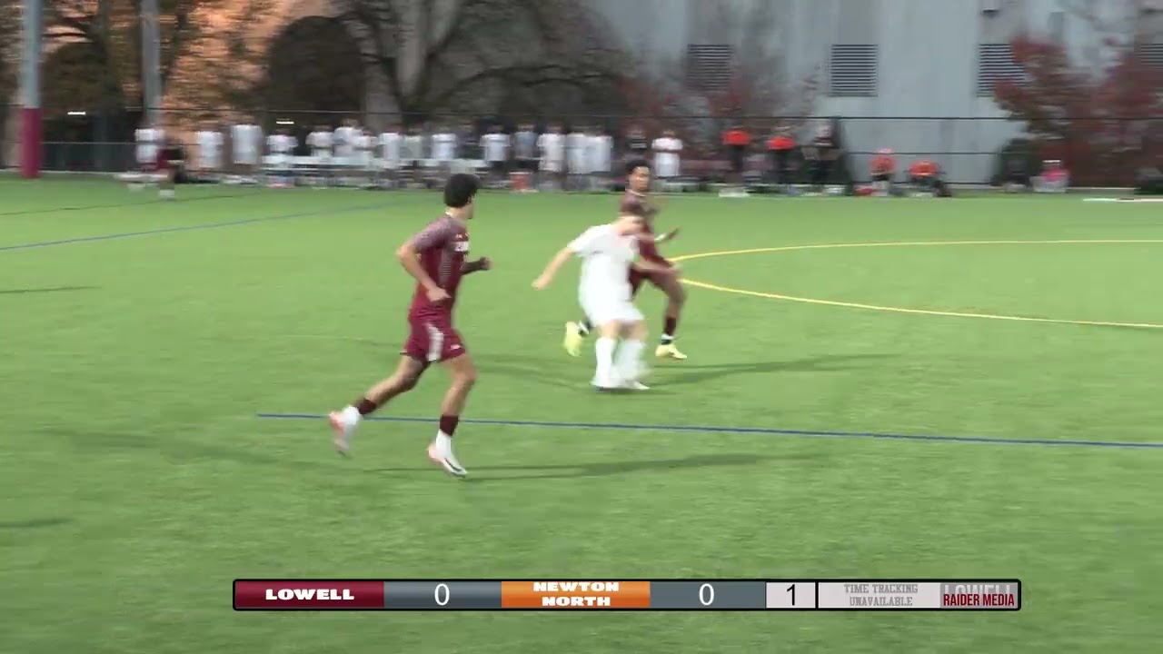 Lowell High School boys varsity soccer vs Newton North | MIAA Division 1 State Tournament 2024