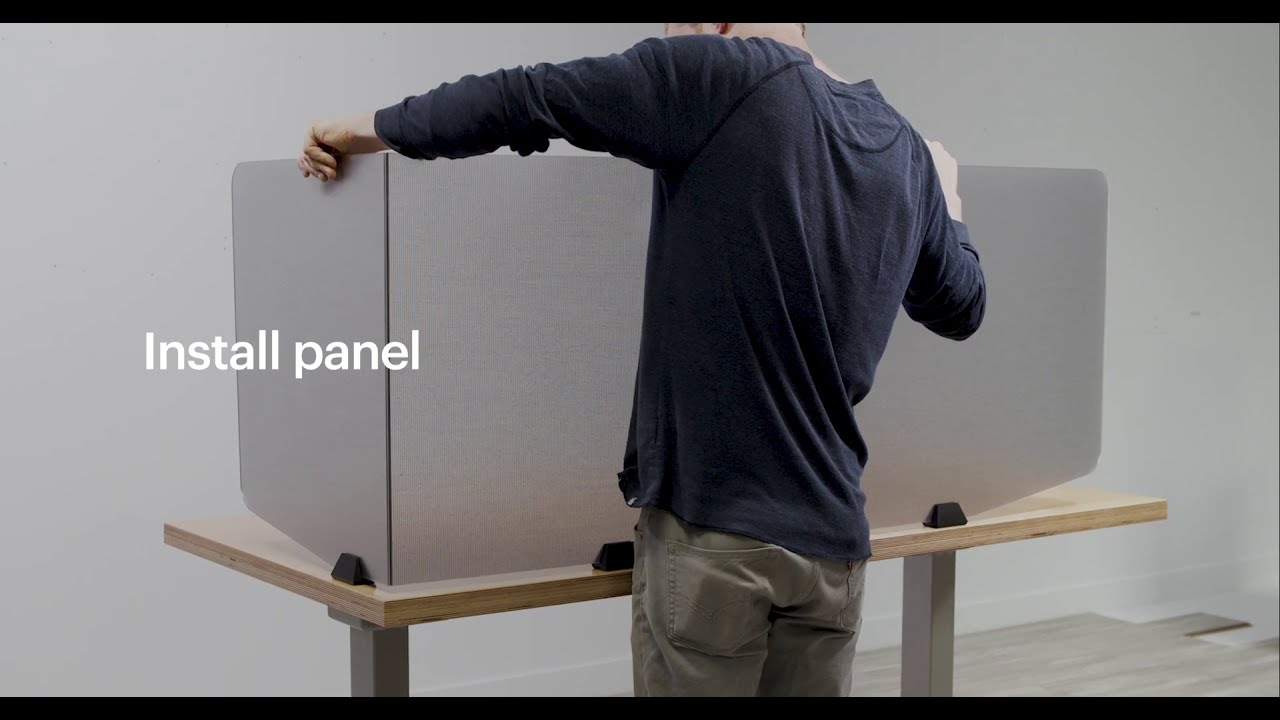 Desk Partition- Simple Installation