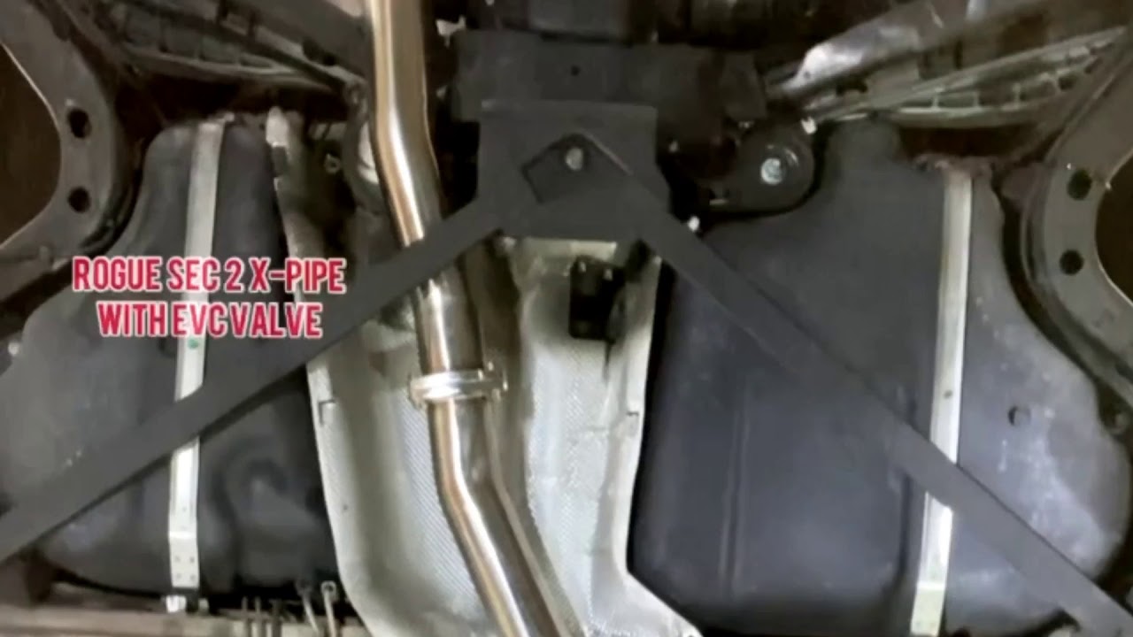 Rogue Engineering E46 M3, full exhaust view (Section 1, 2 and 3)
