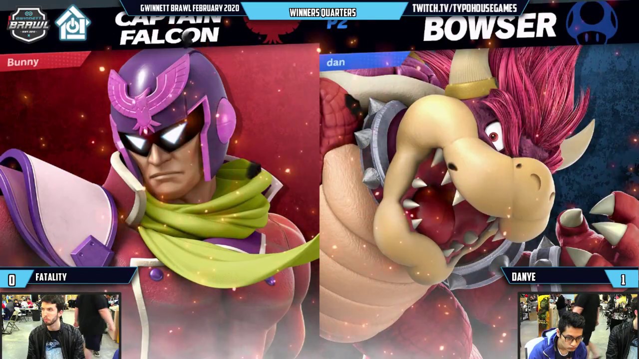 Gwinnett Brawl February 2020 - Fatality(Falcon) VS Danye(Bowser) - Winners Quarters
