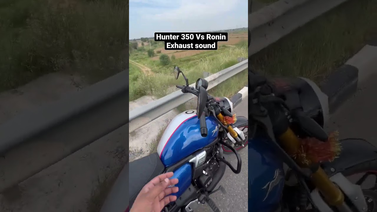 RE Hunter Vs Ronin Exhaust Sound !