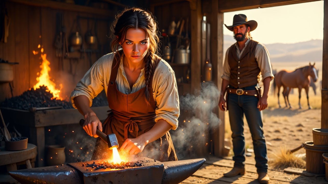 Elle tenait la forge, buvait du whisky… jusqu’au jour où un cow-boy ralluma le feu…