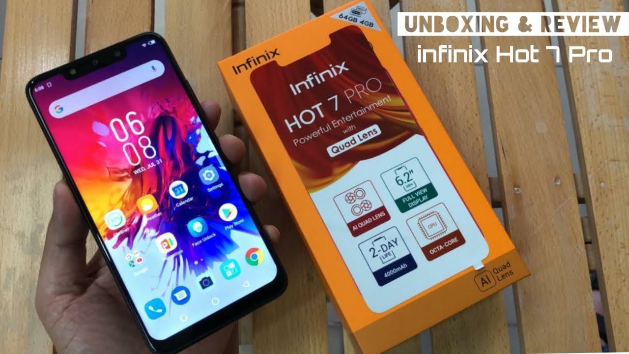 infinix Hot 7 Pro unboxing and review