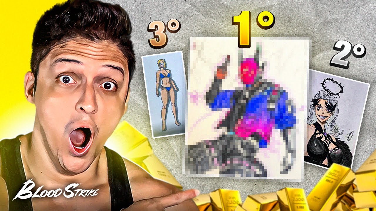 REACCIONANDO Y PREMIANDO LOS MEJORES DIBUJOS DE BLOODSTRIKE🔥 FINAL EPICO