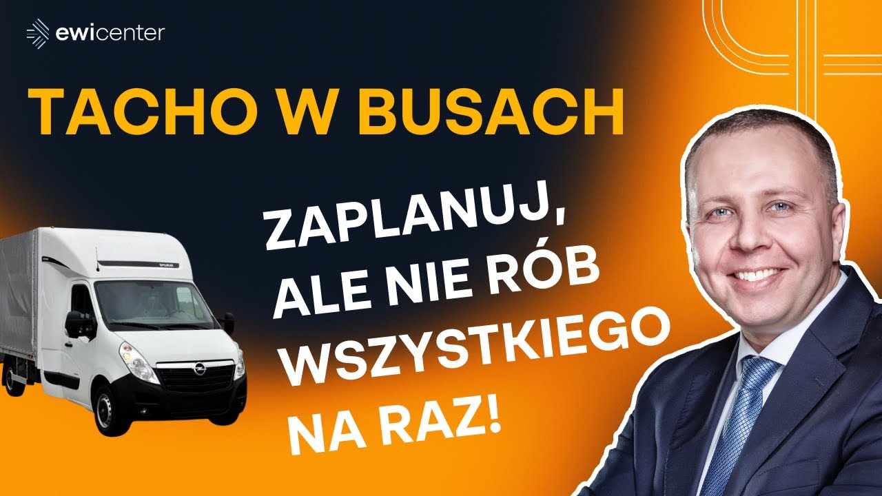 NIE MUSISZ UŻYWAĆ tachografu w BUSIE przed lipcem 2026 | Liczy Się Transport
