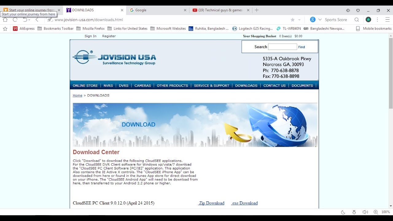 How to download and use cloudsee for pc and laptop IP camera wifi cam