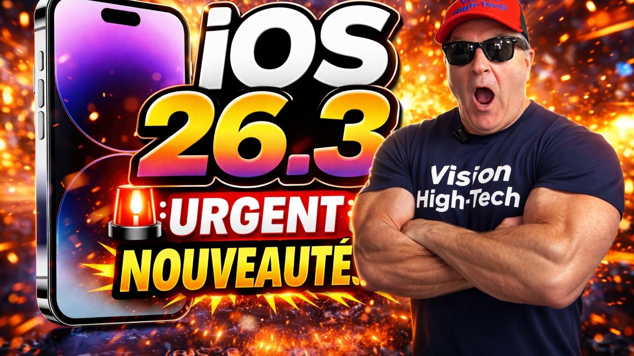 iOS 26.3 disponible : mise à jour critique, 3 nouveautés , sécurité renforcée et bugs fixés !