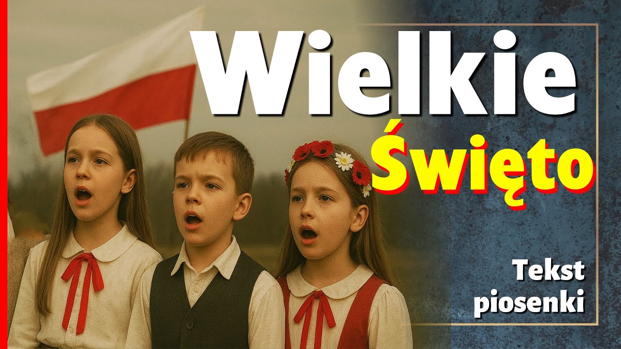 Wielkie święto - piosenka patriotyczna dla dzieci - Lena Sobczyk- podkład Jangok