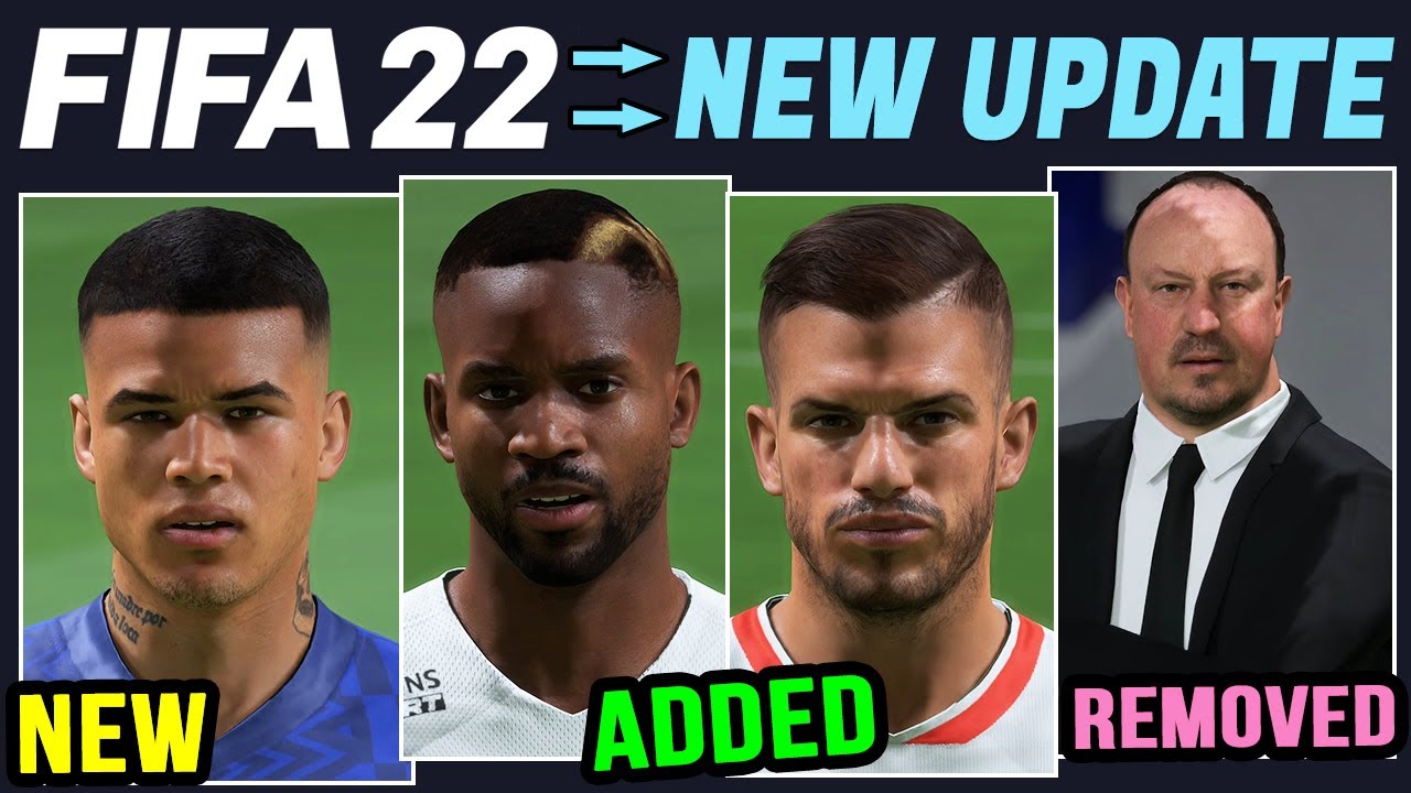 FIFA 22 NEWS | NEW UPDATE - 28 Added & Removed Real Faces, Updated Tattoos & More