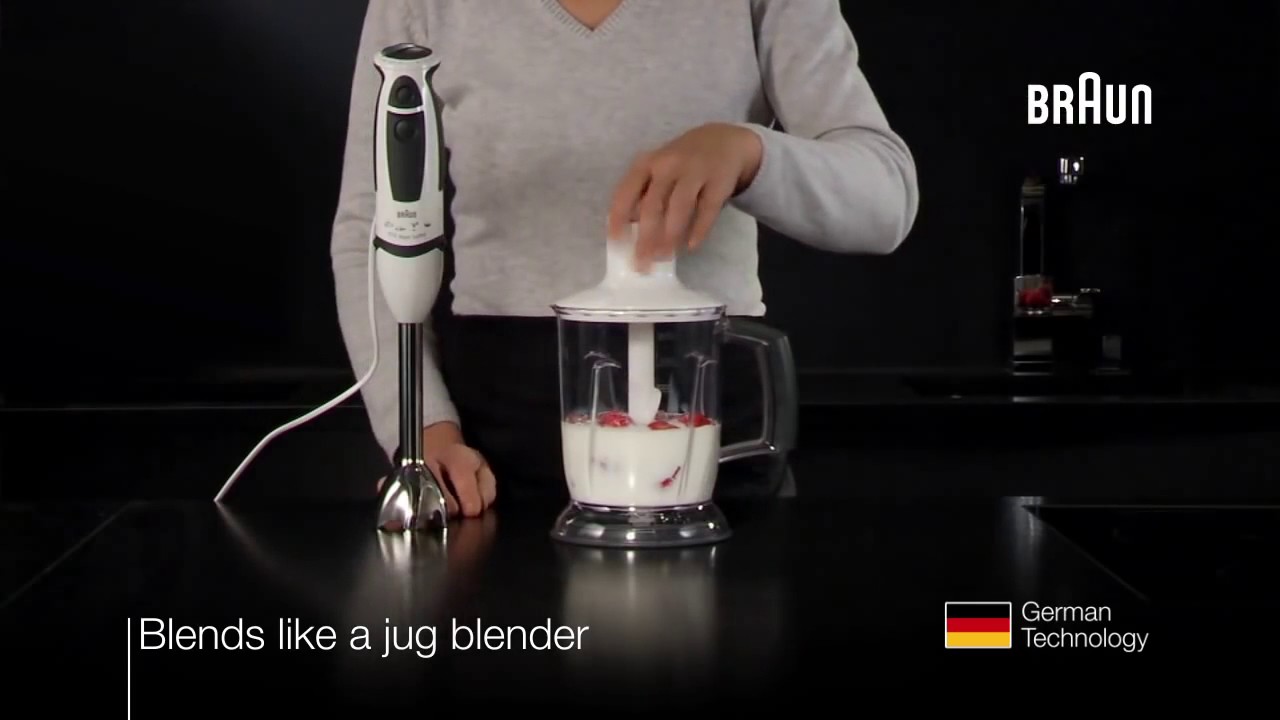 Jug Blender   Braun Multiquick hand blender blends that even like a jug blender