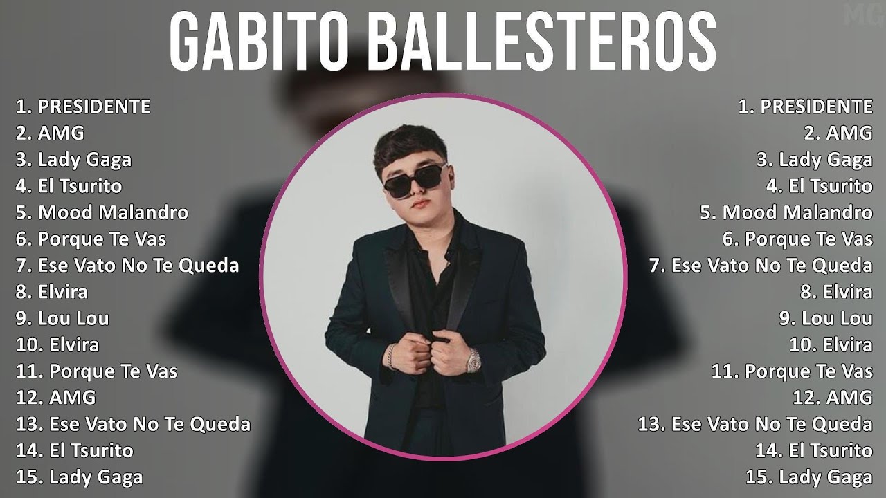 Gabito Ballesteros 2025 MIX Top Hits - PRESIDENTE, AMG, Lady Gaga, El Tsurito
