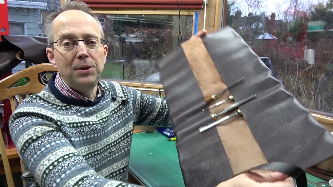 Making A Carving Chisel Tool Roll