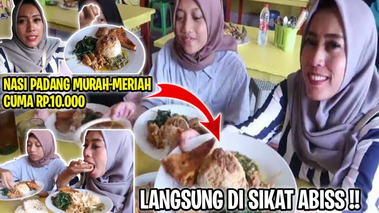 NEMU NASI PADANG MURAH MERIAH CUMA ADA DISINI, 10.000 BISA MAKAN KENYANG !!