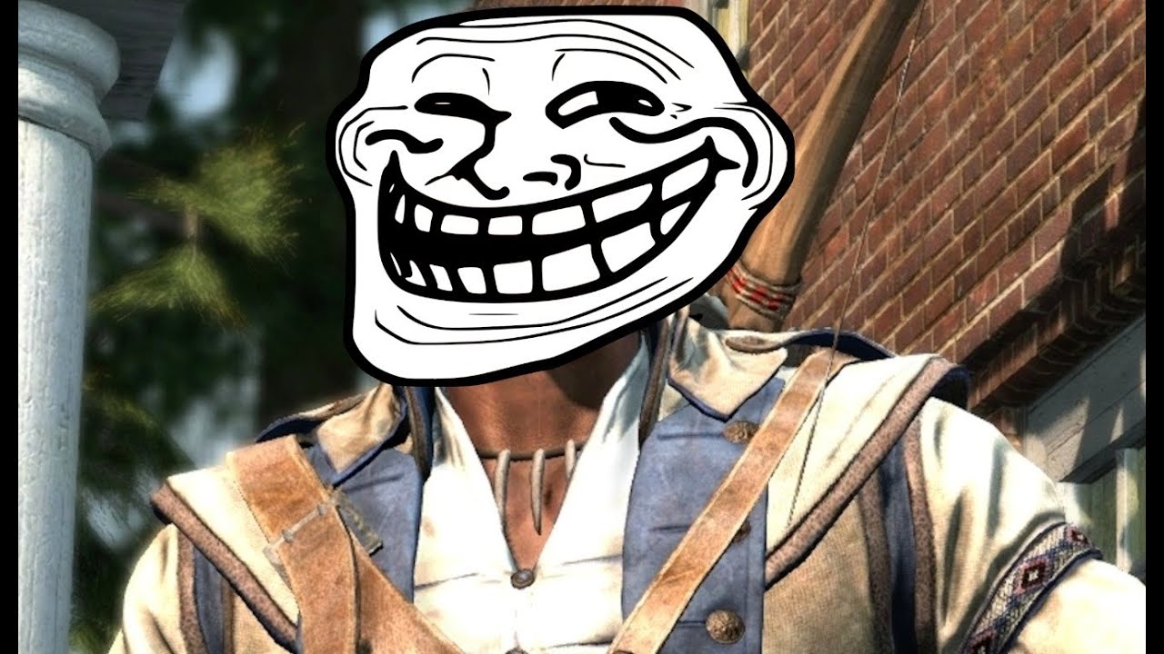 Assassin's Creed 3 Trolling - Funny Stupid Crazy Enemies