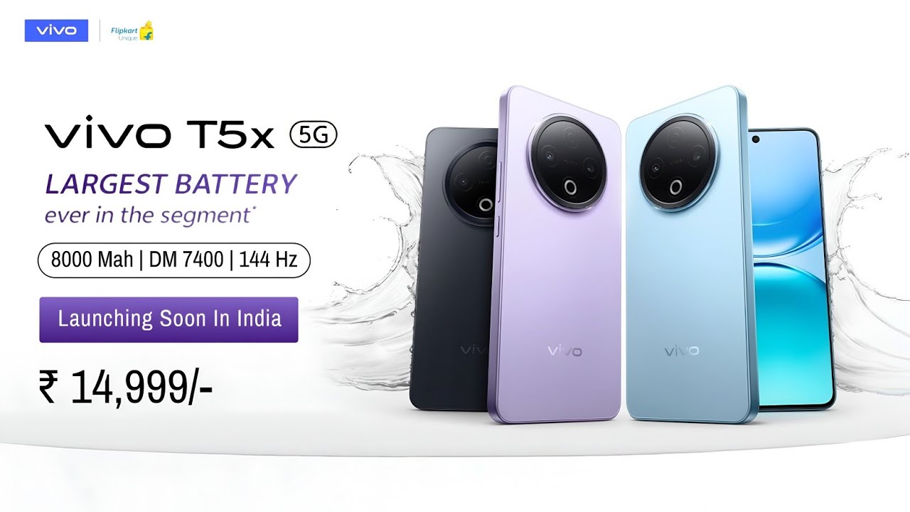 Vivo T5x 5G Launch Date In India | Vivo T5x Price In India, Processor, Camera, Display, Battery