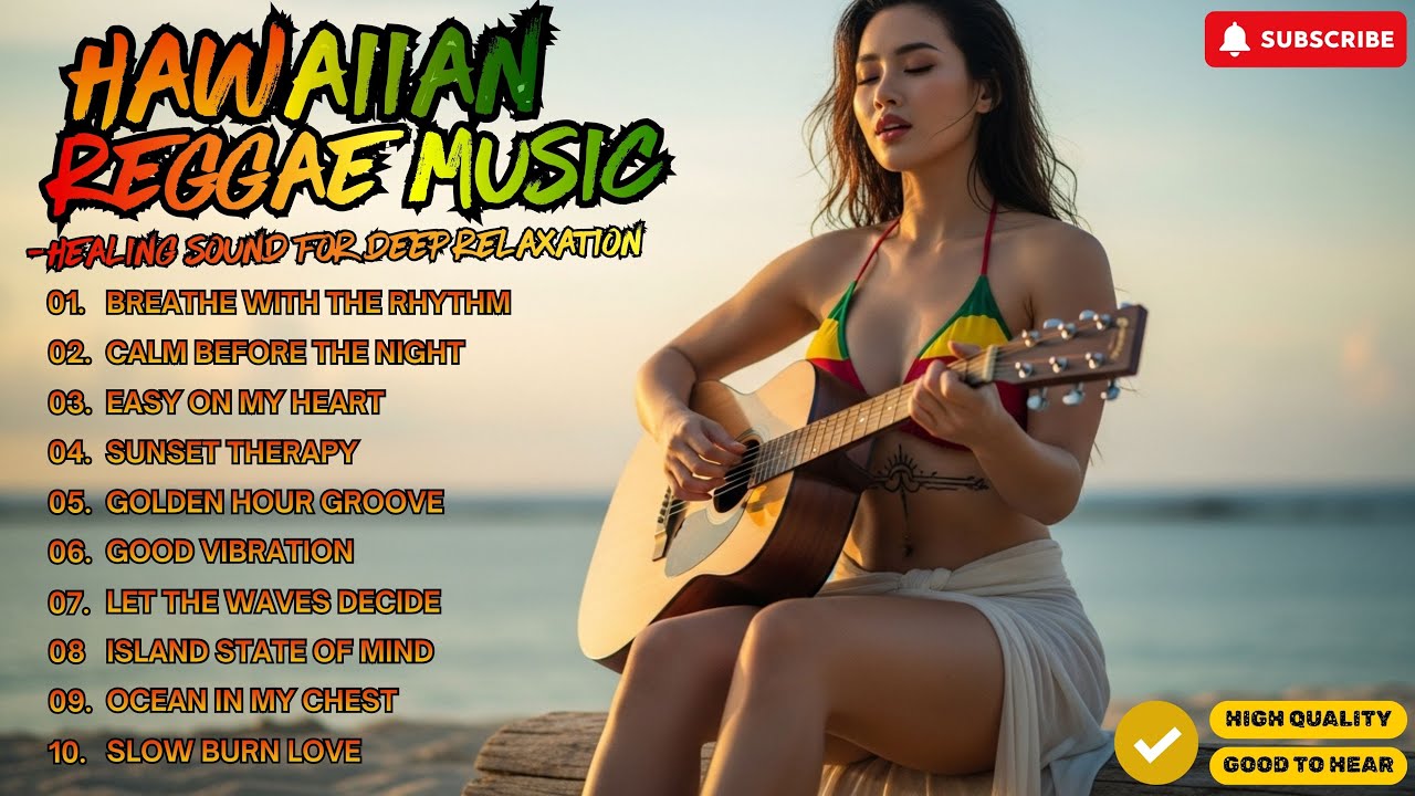 🌴 Tropical Chill Reggae – Hawaiian Ocean Vibes for Summer Peace & Relaxation ☀️