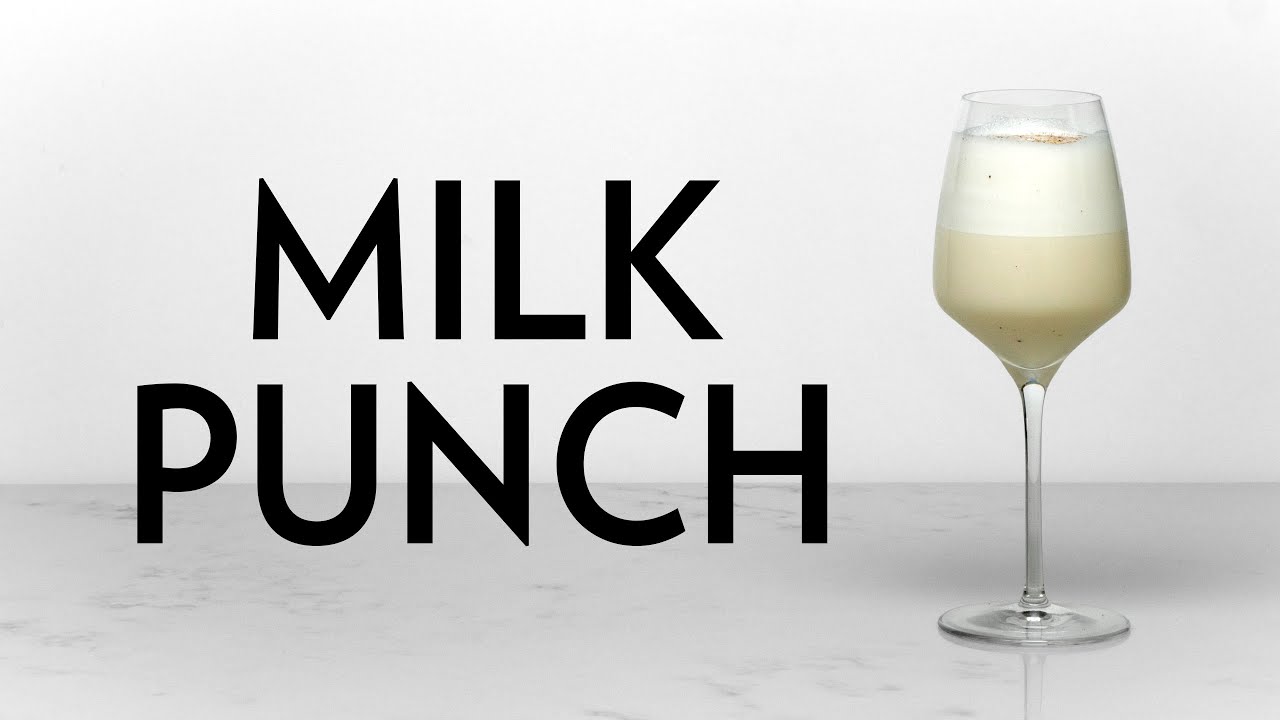 Milk Punch - A Holiday Classic from 1688!