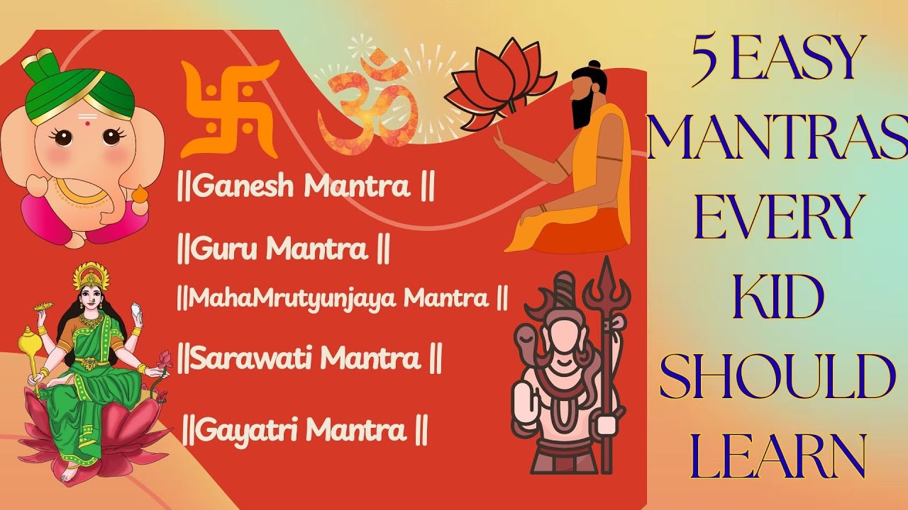 5 Easy Mantras Every Kid Should Learn | Sanskrit Shlokas for Daily Chanting  | #saisaanvi #shloka