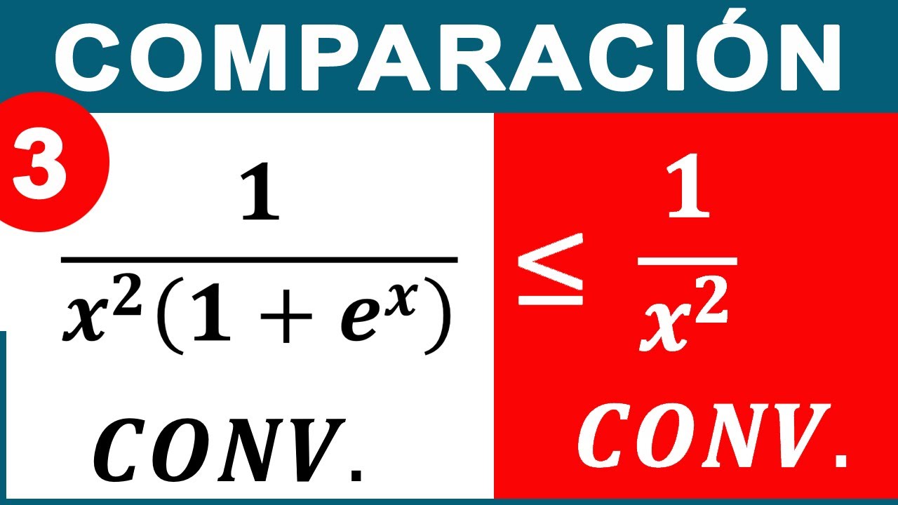 Convergencia Integrales Impropias COMPARACIÓN