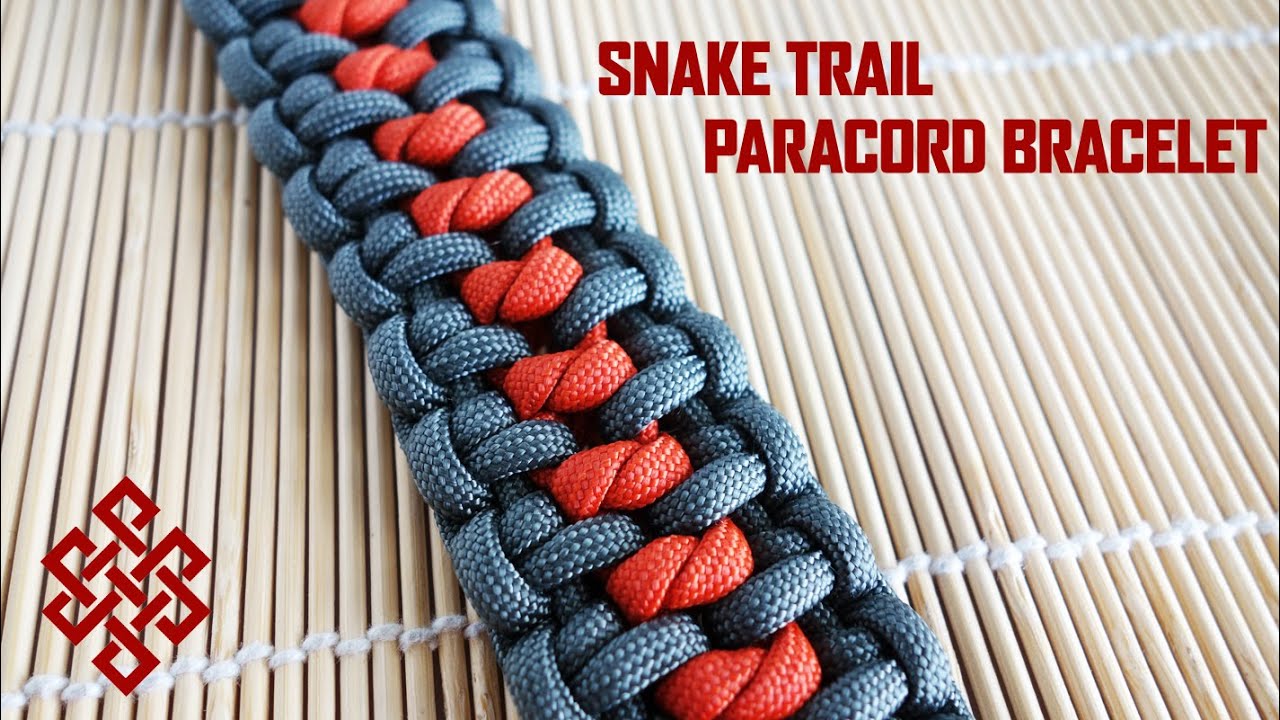 How to Make the Snake Trail Paracord Bracelet Tutorial