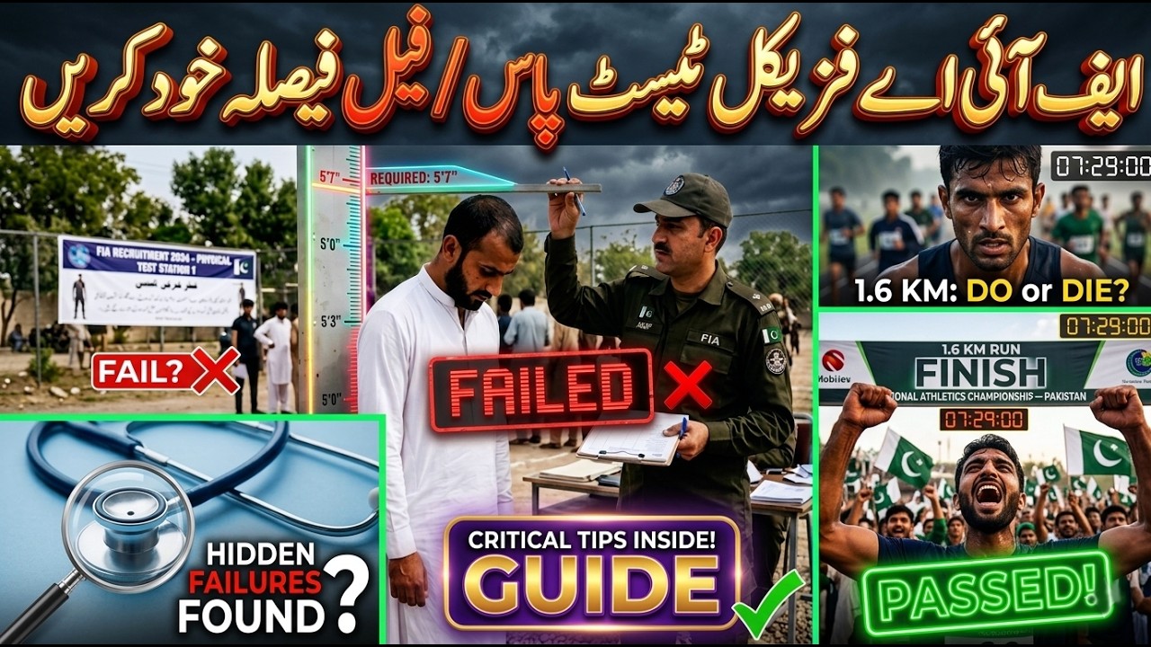 FIA Physical Test 2026 Tips | Running, Height, Chest Measurements | FIA Jobs 2026 | FIA Physical