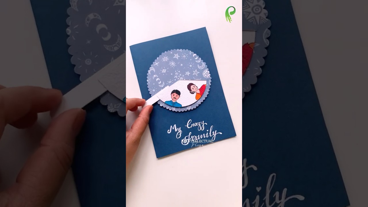 Painting Crazy Card for Family 😱 🧑‍🧑‍🧒‍🧒 
