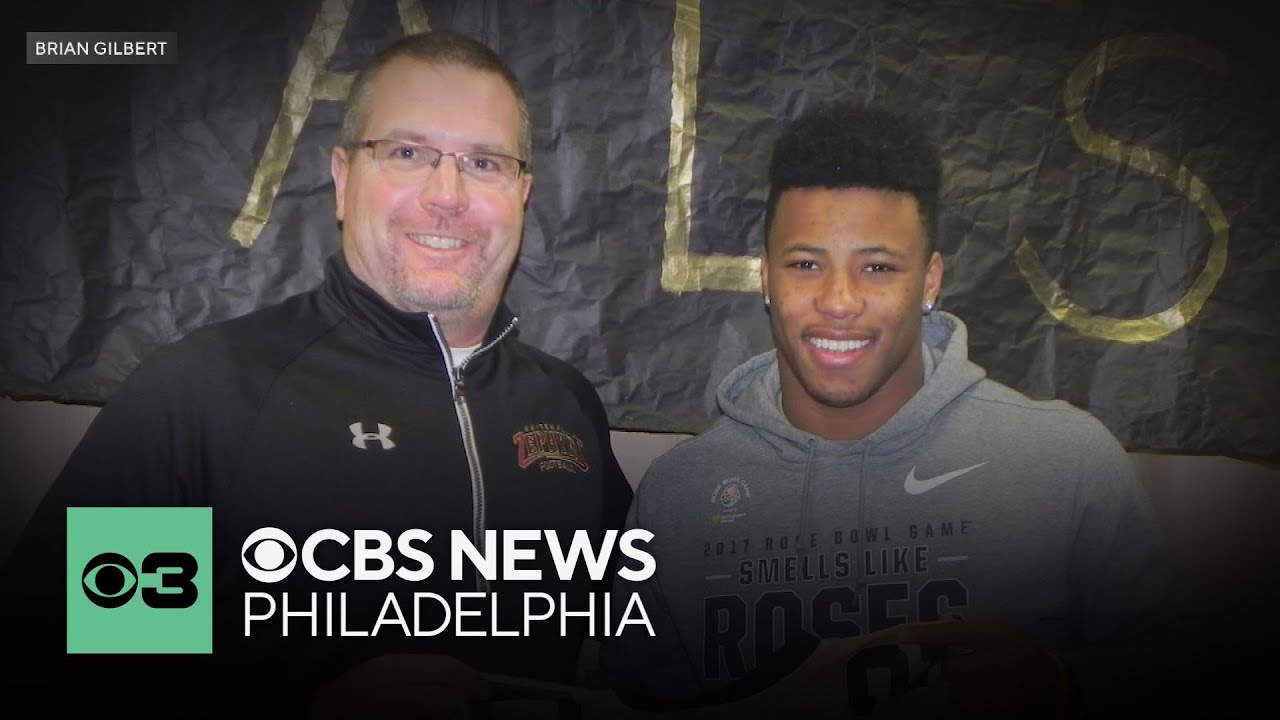 Philadelphia Eagles' Saquon Barkley is a role model for Whitehall kids, high school coach says