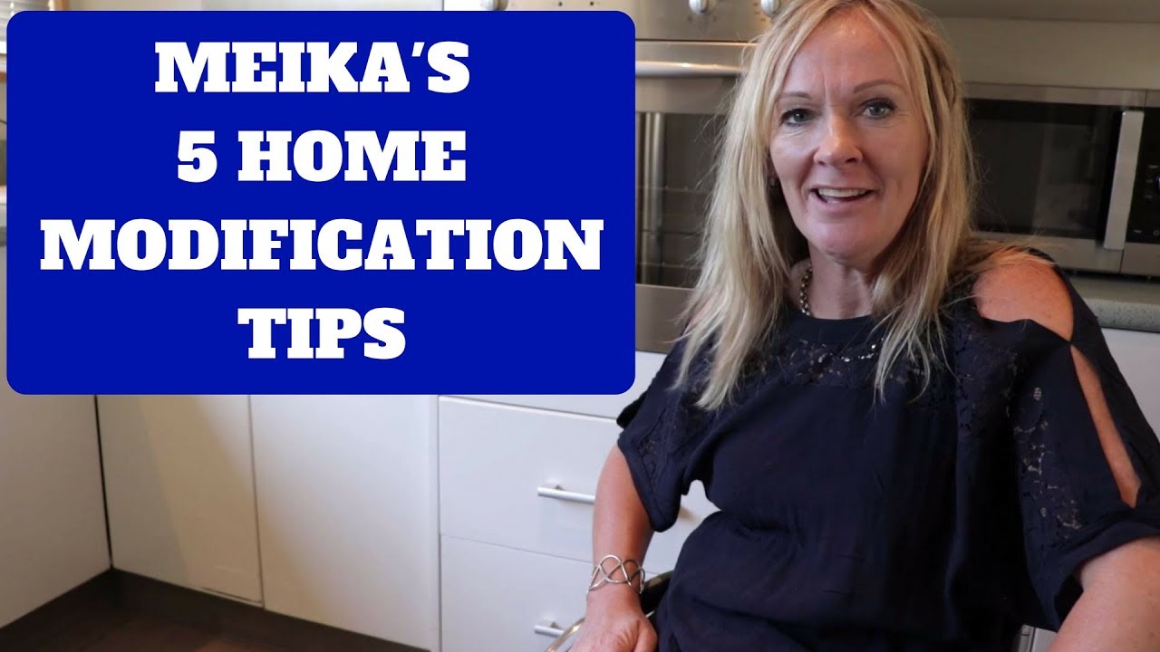 Wheelie Good Tips Episode #3 -  5 SIMPLE WHEELCHAIR ACCESSIBLE HOME TIPS