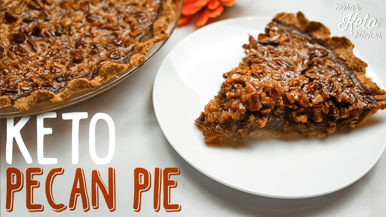 Keto Pecan Pie Recipe | The NO SYRUP Keto Pecan Pie (Gooey & Carmely Perfection) with easy crust!