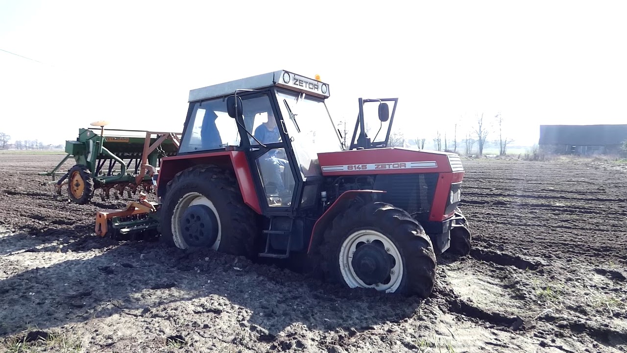 Mokry siew 2019 Zetor 8145 & amazone
