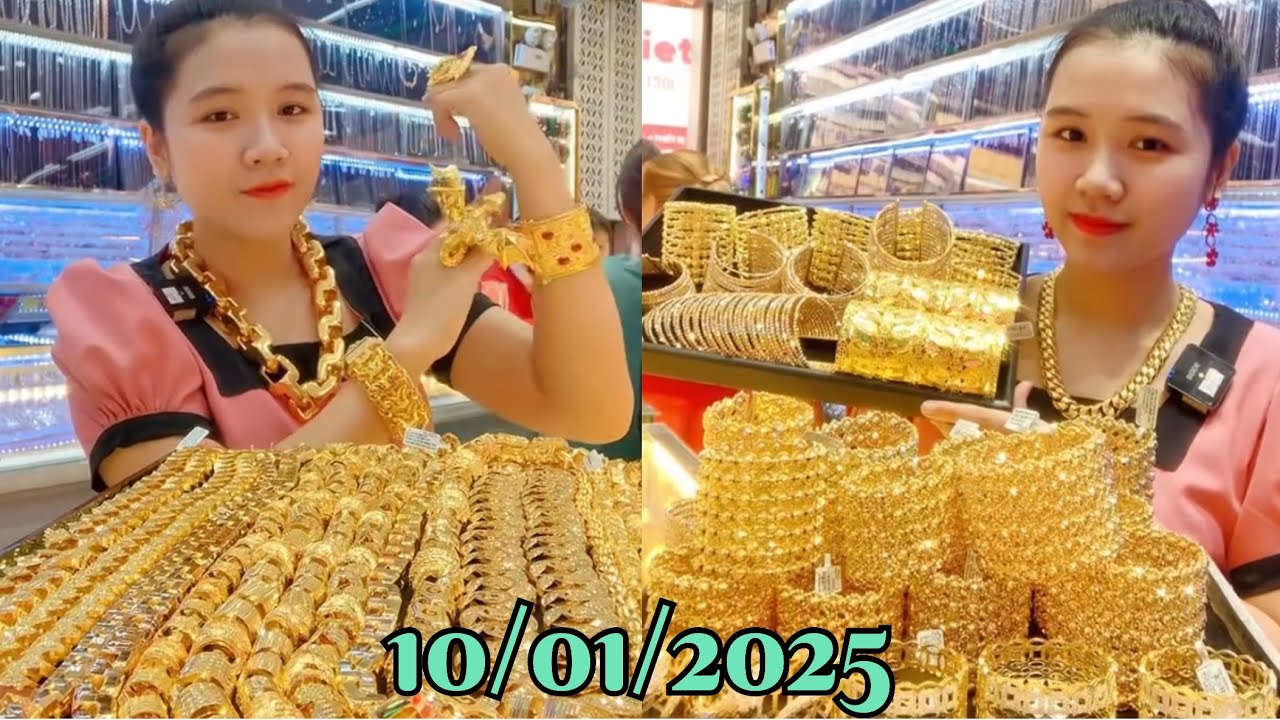 Kim Thành Thảo Khui Hàng Vàng Cty 610 và Vàng 24k 980 : Full Dây 1L 20L, Full Lắc Tay, Full Vòng Tay