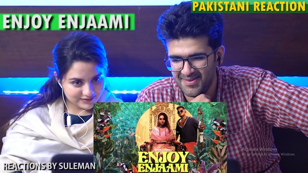 Pakistani Couple Reacts To Dhee ft. Arivu - Enjoy Enjaami