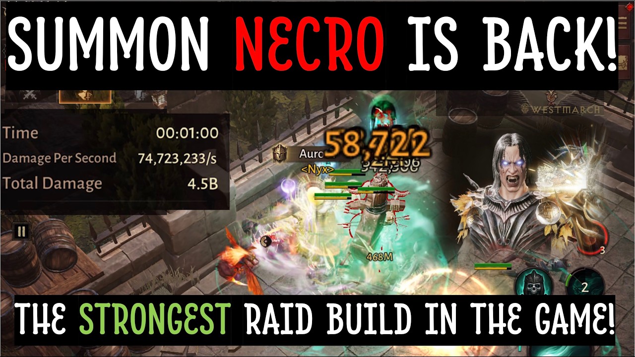 4,5 billion damage per minute! This Necromancer build is CRAZY!  (Full Diablo Immortal build guide)