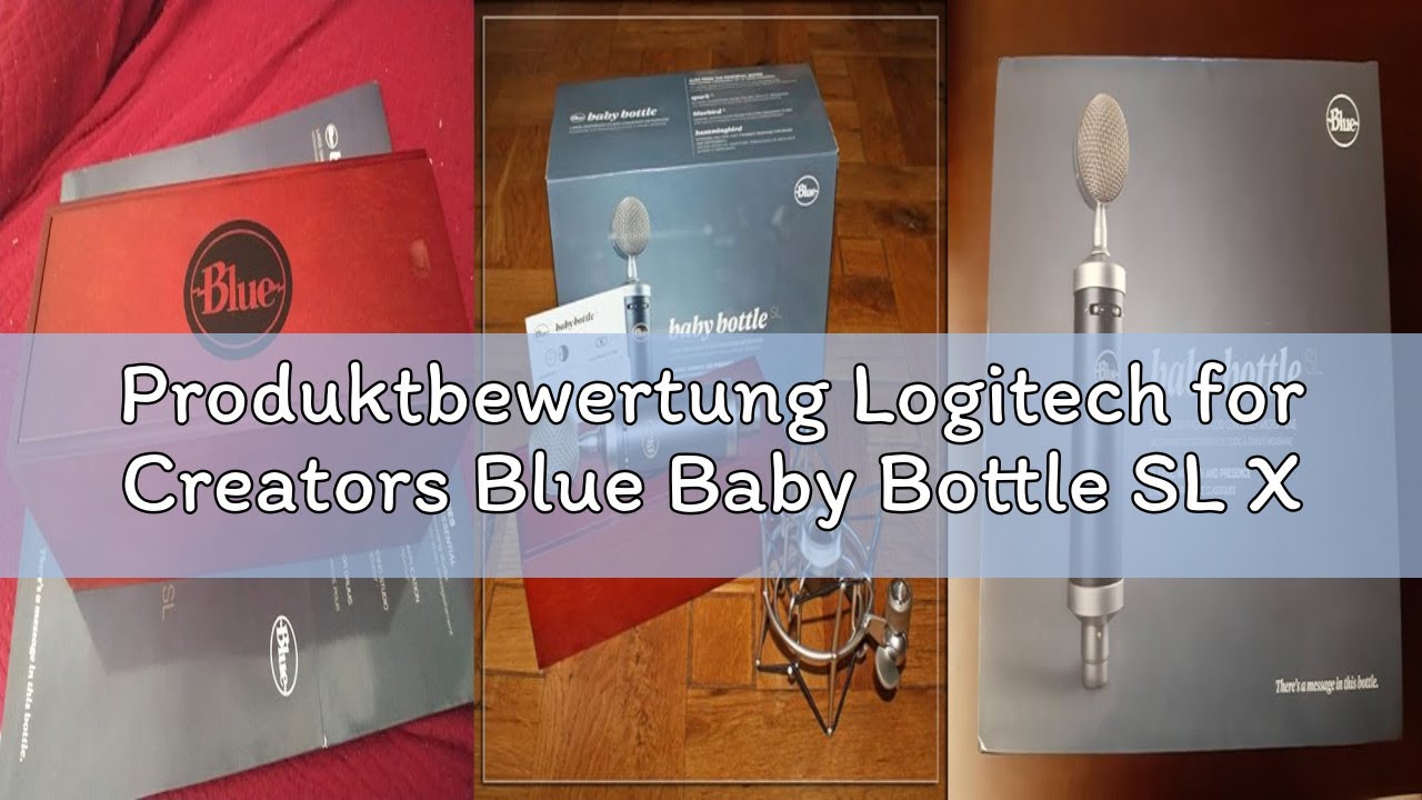 Produktbewertung Logitech for Creators Blue Baby Bottle SL XLR Kondensatormikrofon für Aufnahmen und