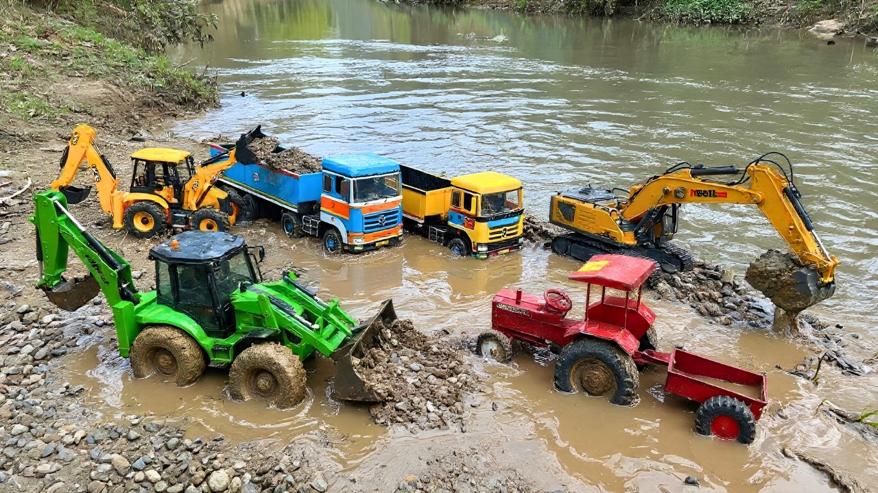 Diy diorama making mini motor water pump science project | Mini Tractor@PwnCreator