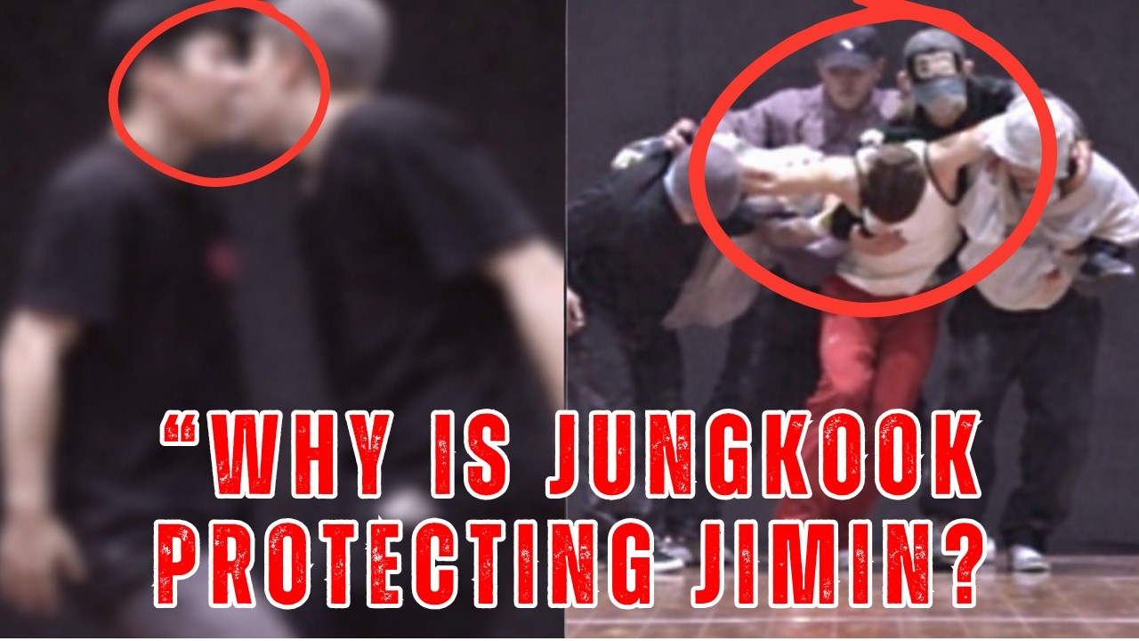 “JIKOOK – DID YOU NOTICE THIS? JUNGKOOK PROTECTING JIMIN THROUGHOUT THE ENTIRE REHEARSAL 🤫”