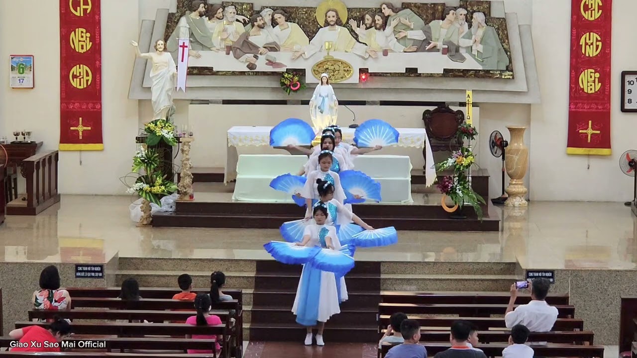 [4K] Hoan Ca Maria (Gloria 3) - Gi&aacute;o Xứ Sao Mai D&acirc;ng Hoa K&iacute;nh Đức Mẹ 6-5-2023