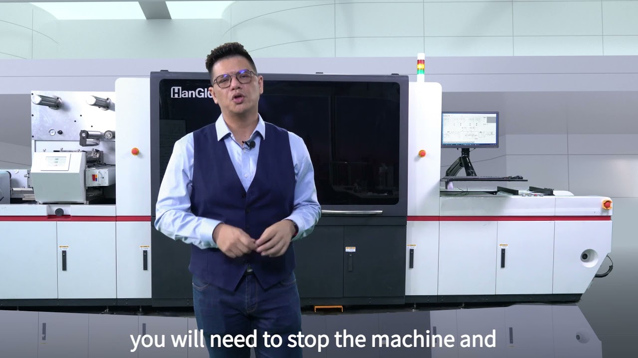 Discover the Hanglobal Labstar 330 digital UV-inkjet press for labels