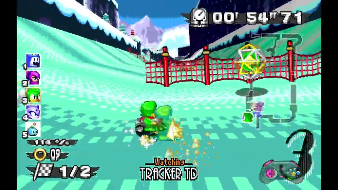 Dr Robotnik's Ring Racers - Blizzard Peaks (Match Race vs Max Lv. CPU)