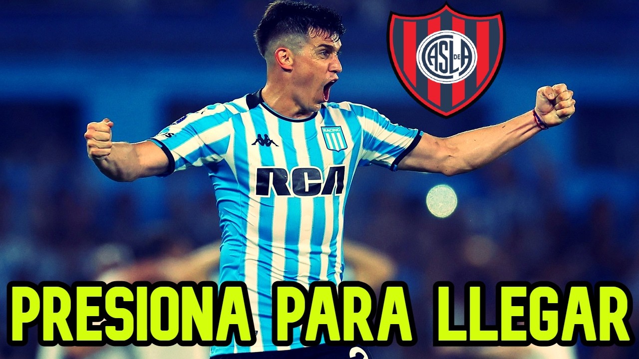 GARCIA BASSO SE QUIERE IR DE RACING Y PRESIONA PARA LLEGAR A SAN LORENZO
